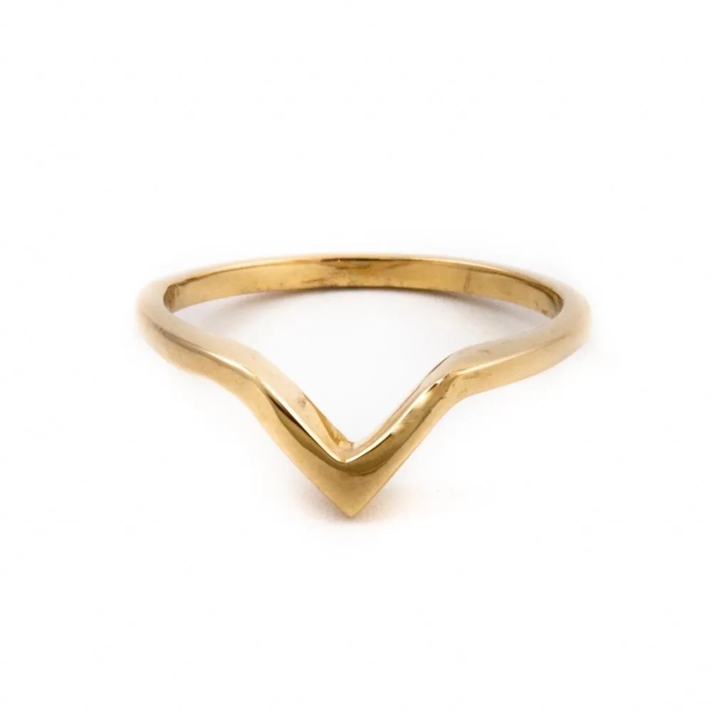 14kt Gold Tiara Ring