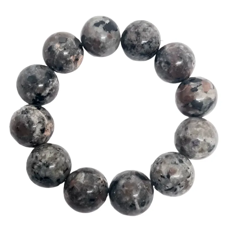 14mm Bead Yooperlite Crystal Bracelet