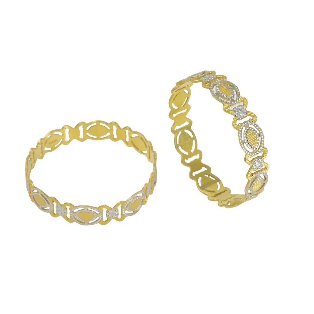 22K Gold 2 Piece Bangles