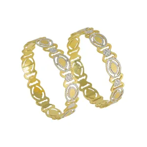 22K Gold 2 Piece Bangles