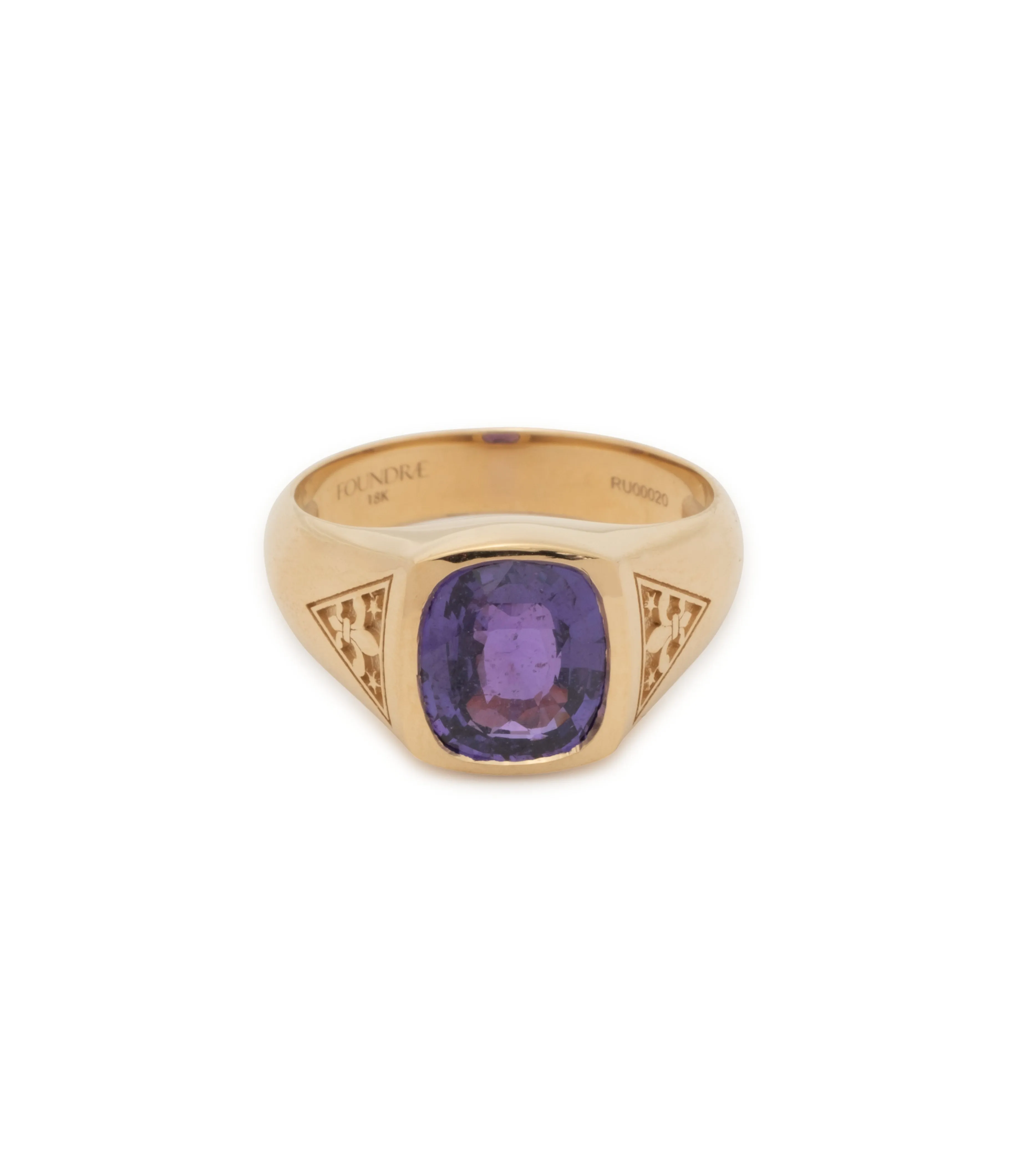 5.35 ct Tanzanite - Internal Compass : One of A Kind Gemstone Ring