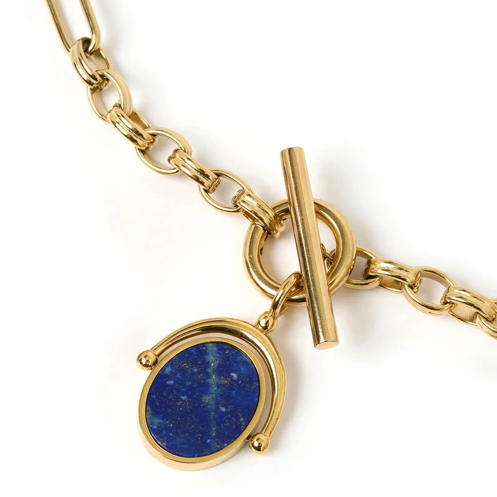 Arms of Eve Delilah Spinner Necklace - Lapis Lazuli