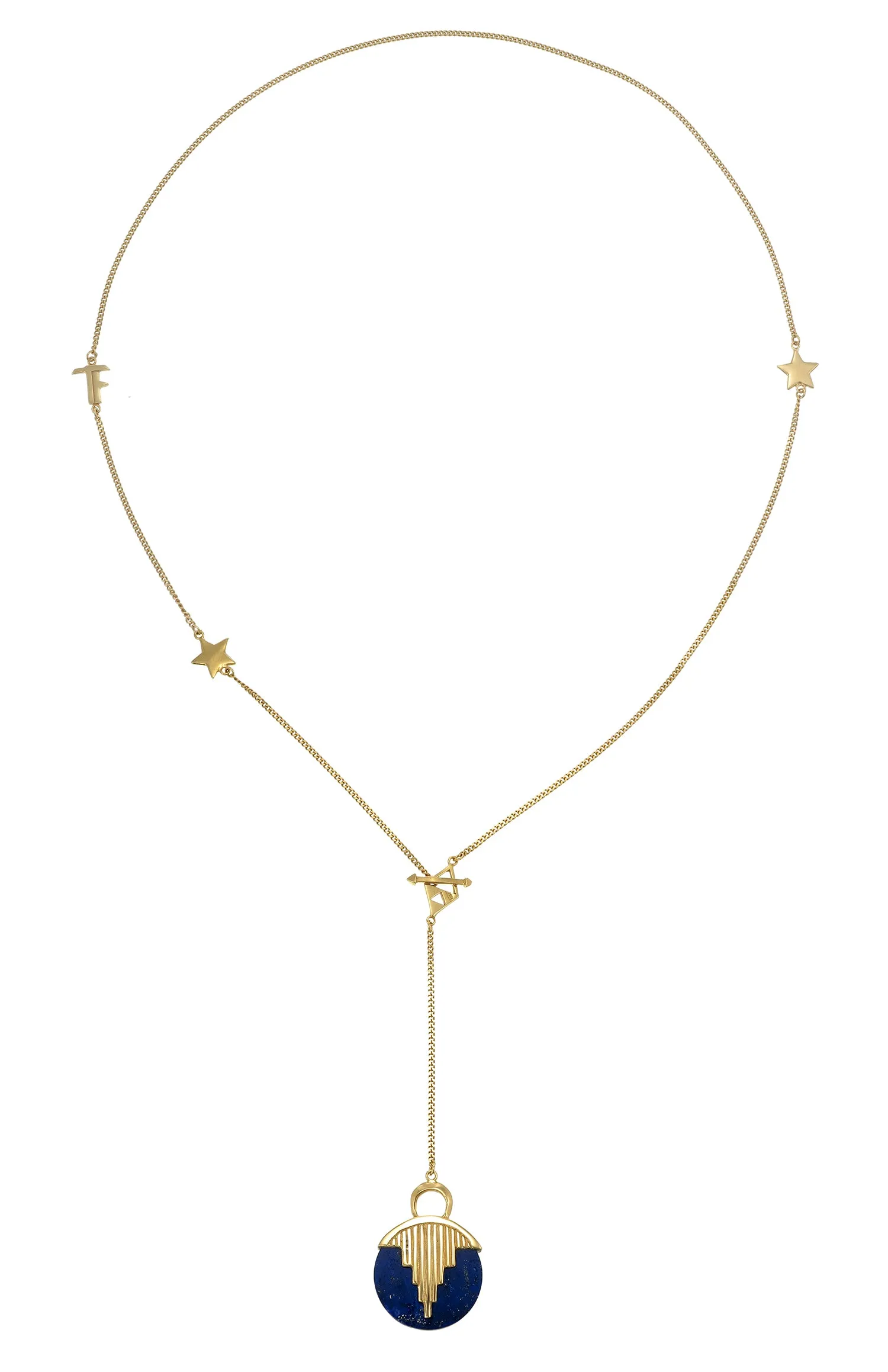 AURORA PENDULUM NECKLACE - GOLD