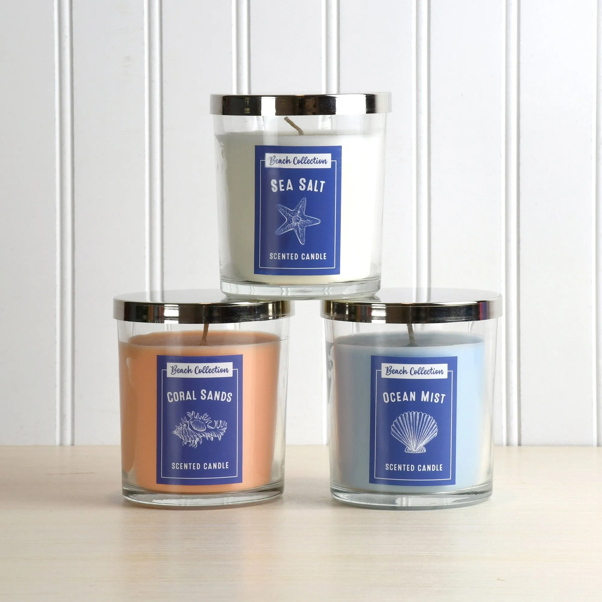 Beach Scented Wax Candle Collection