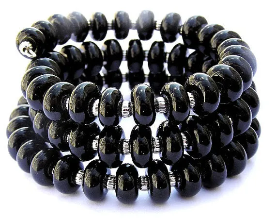 Black Wrap Bracelet