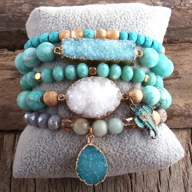 Boho Beaded Bracelet Collection