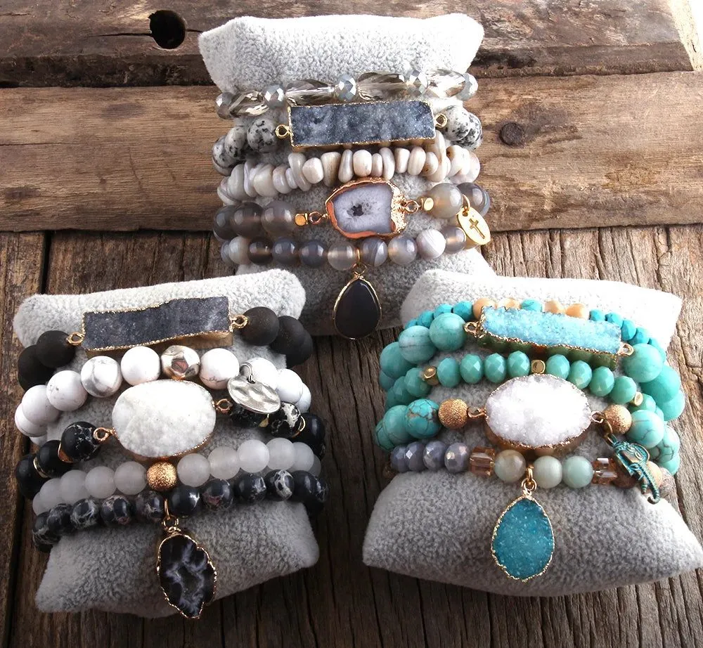 Boho Beaded Bracelet Collection