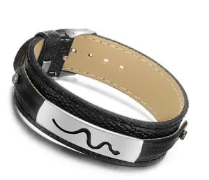 Boys Leather Bracelet - Snake Design