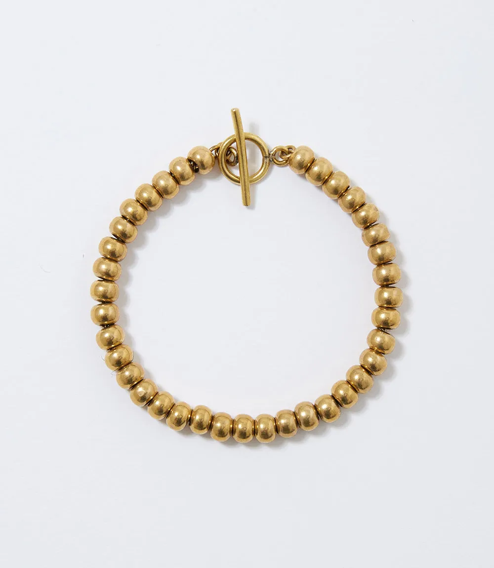 Brass Beaded Bracelet