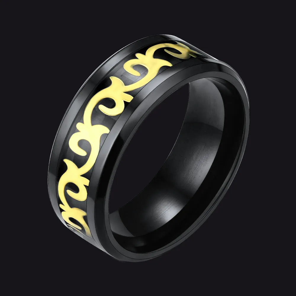 Celtic Band Ring For Men Stainless Steel