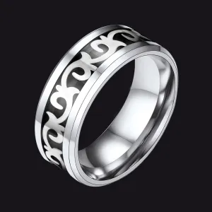 Celtic Band Ring For Men Stainless Steel