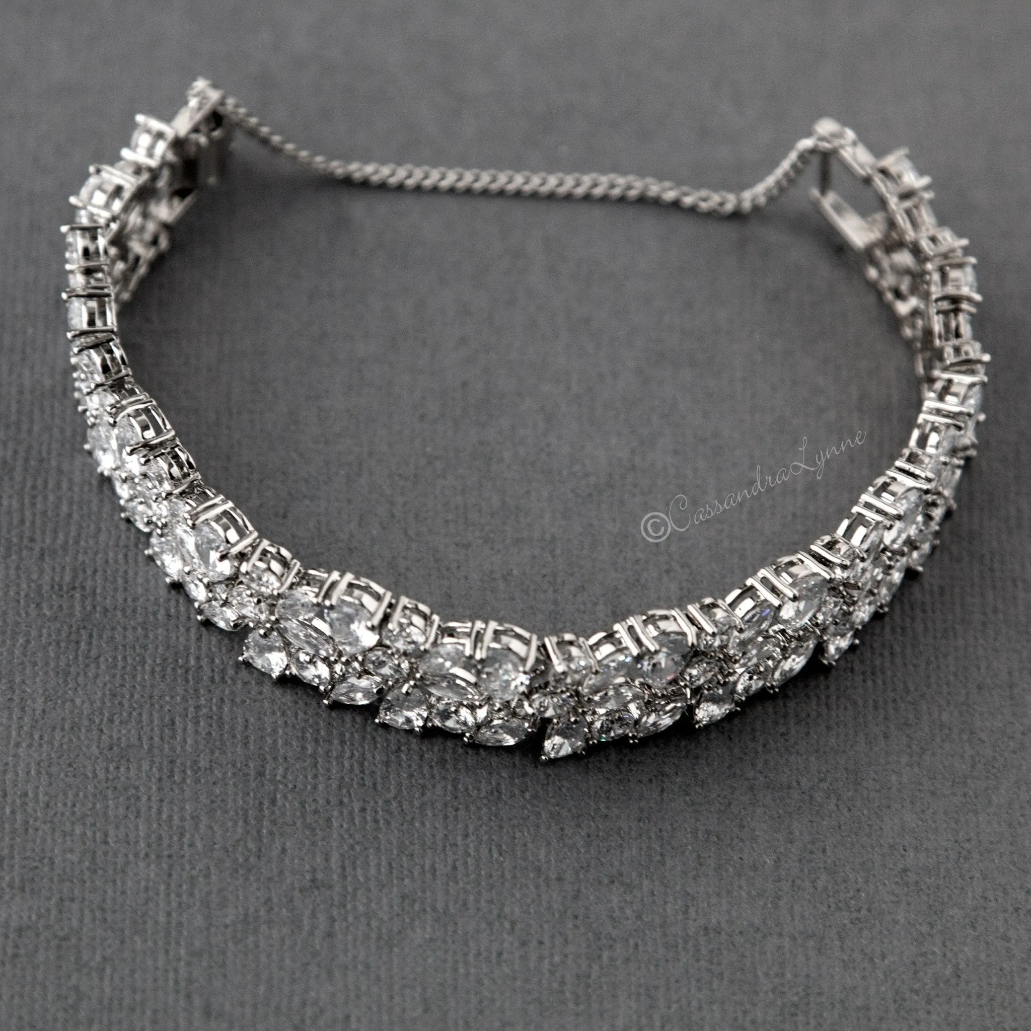 Classic CZ Wedding Bracelet