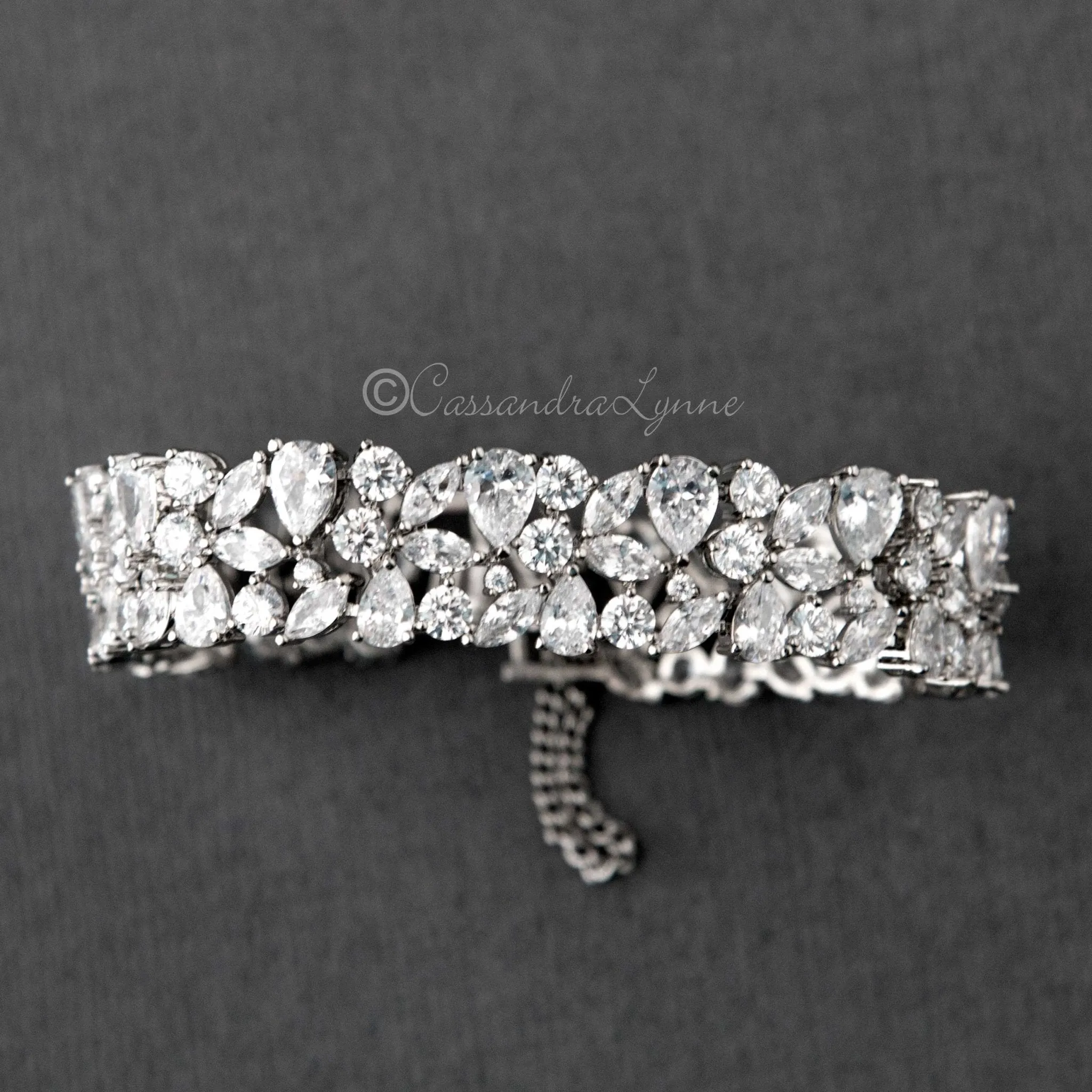 Classic CZ Wedding Bracelet