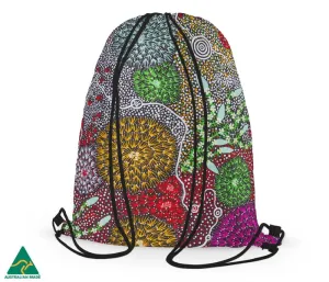 Coral Hayes Drawstring Bag