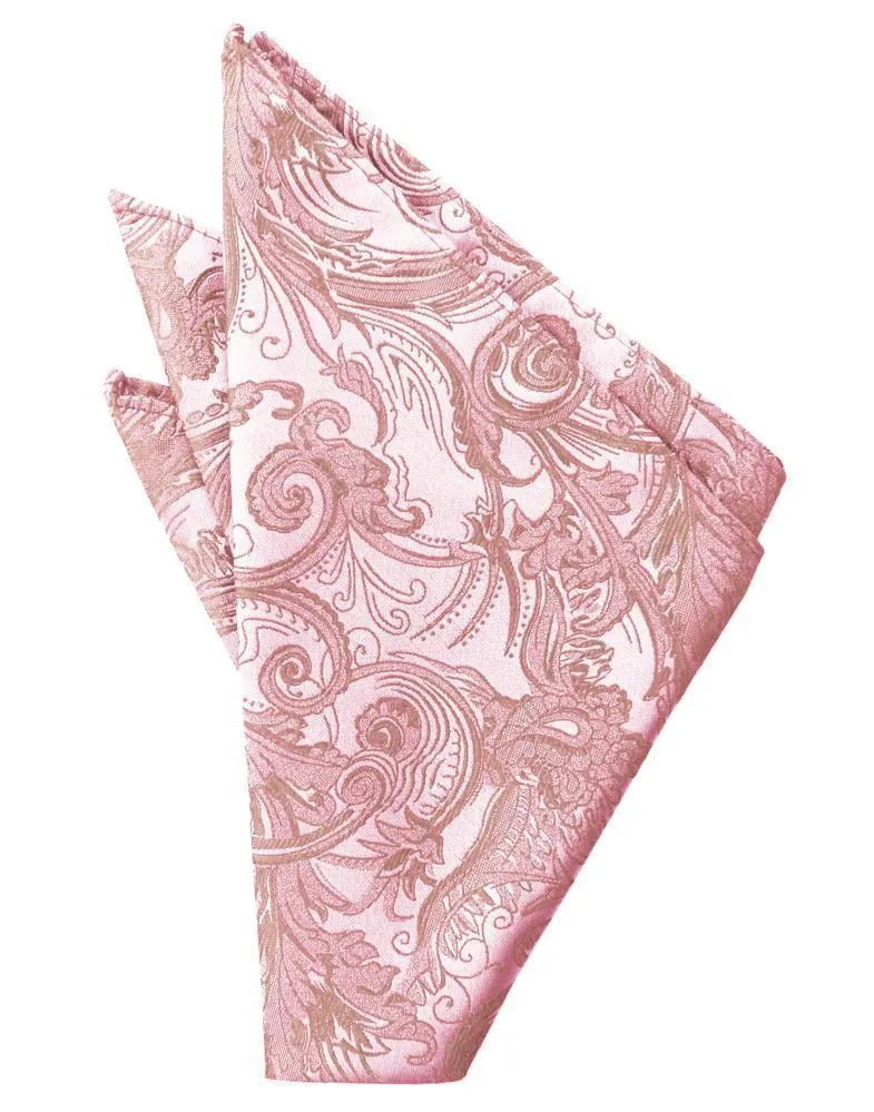 Coral Tapestry Pocket Square