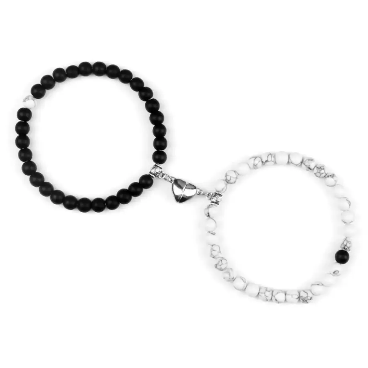 Couples Magnetic Bracelet Set