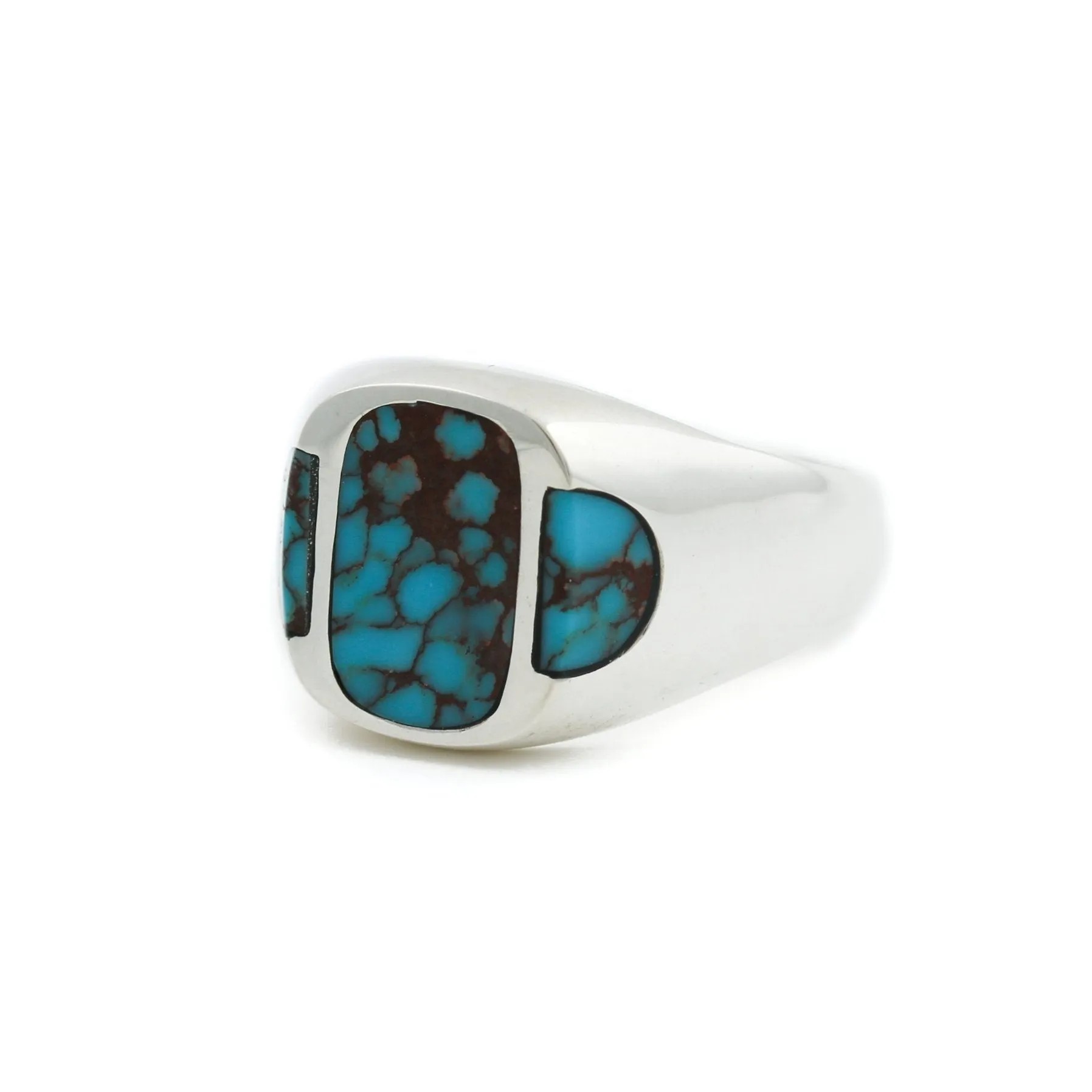 Egyptian Turquoise Inlay Ring