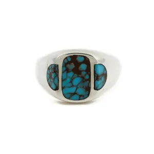 Egyptian Turquoise Inlay Ring