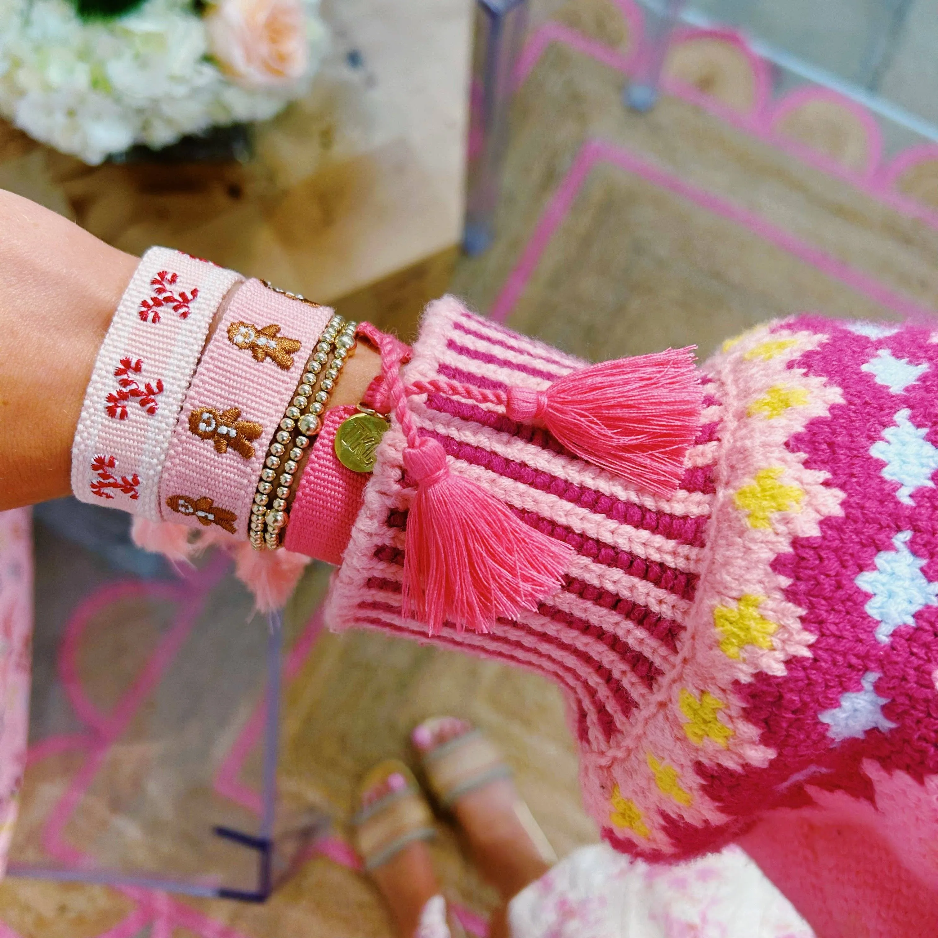 Gingerbread Man Bracelet