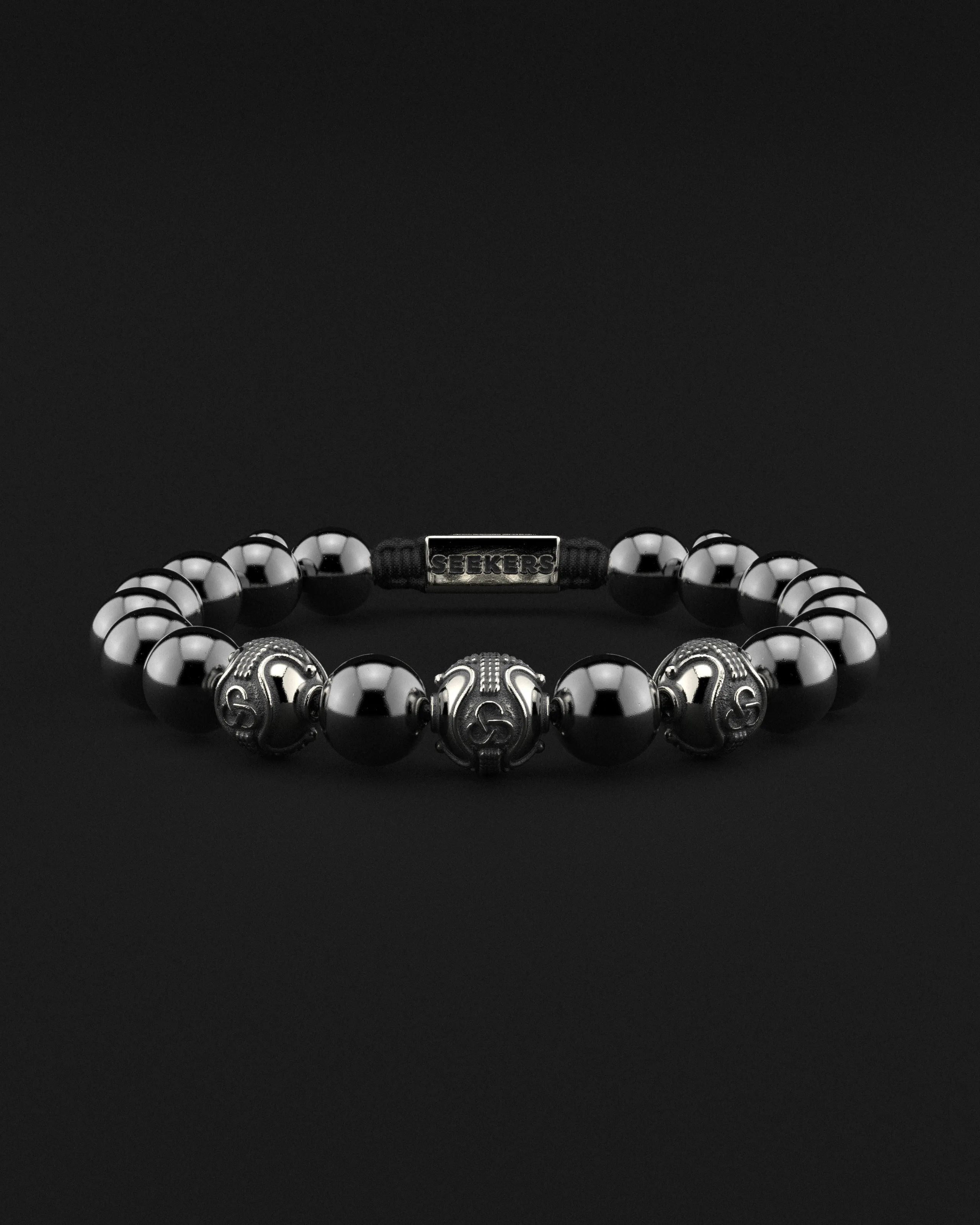 Hematite Bracelet 10mm | Premium