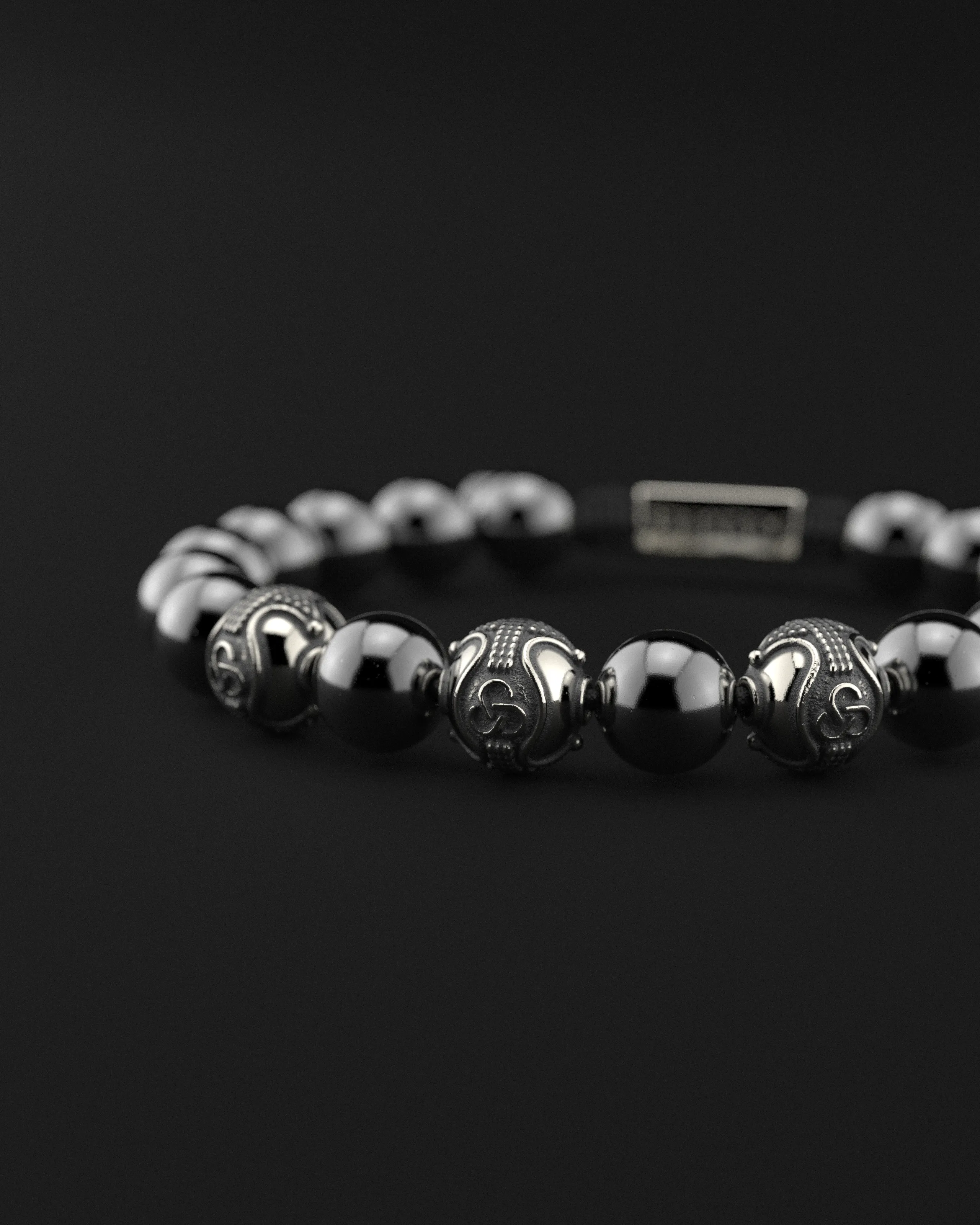 Hematite Bracelet 10mm | Premium