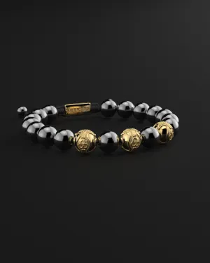 Hematite Bracelet 10mm | Premium