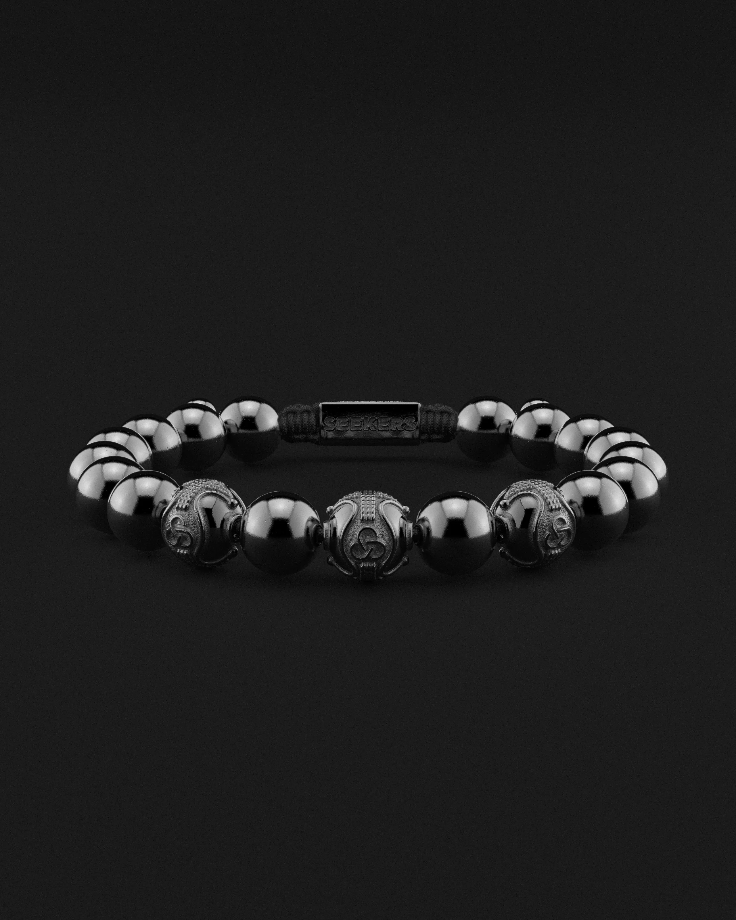 Hematite Bracelet 10mm | Premium