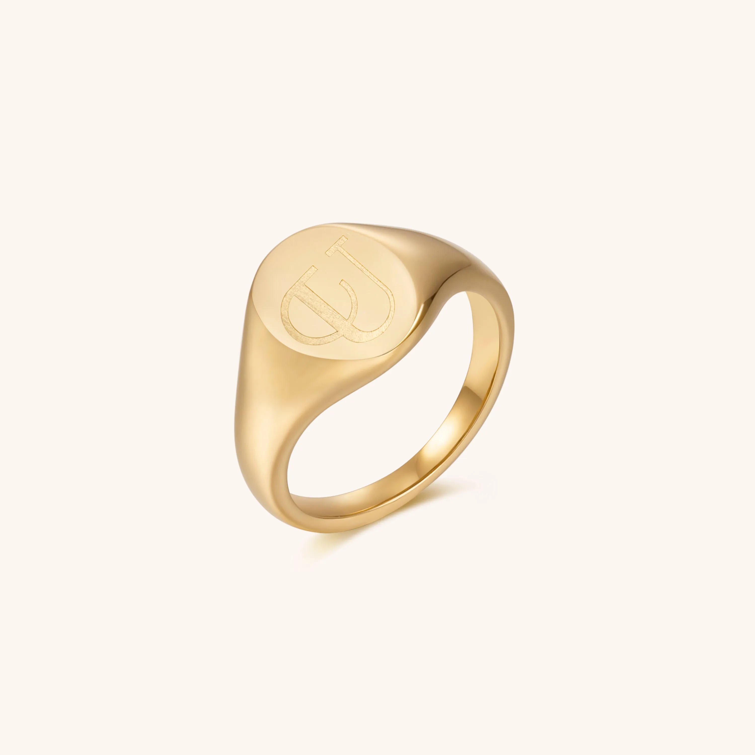 Initial Signet Ring - U