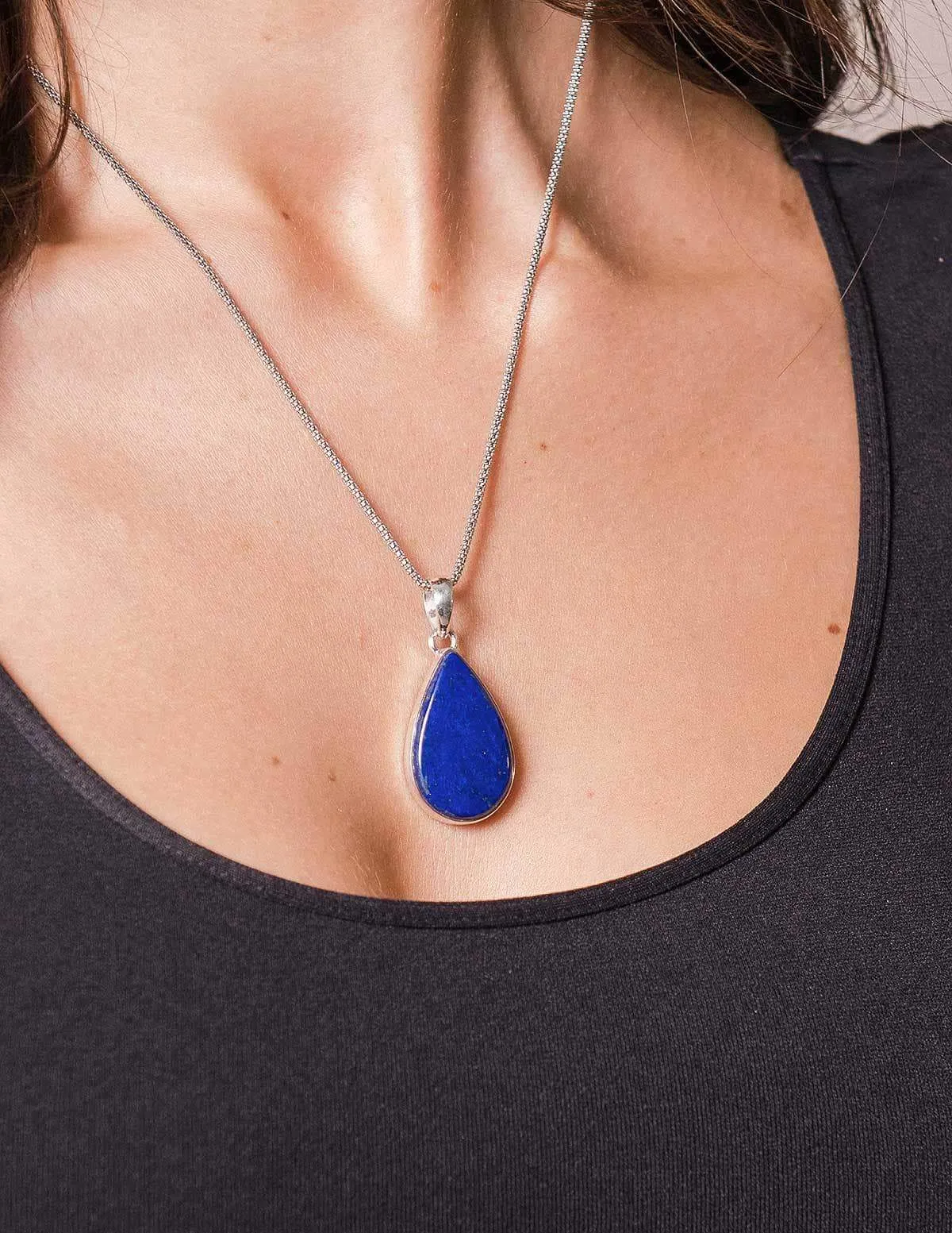 Lapis Pendant Necklace