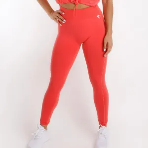 Level Up Leggings- Coral