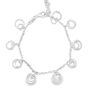 M390 Heart Circles Bracelet