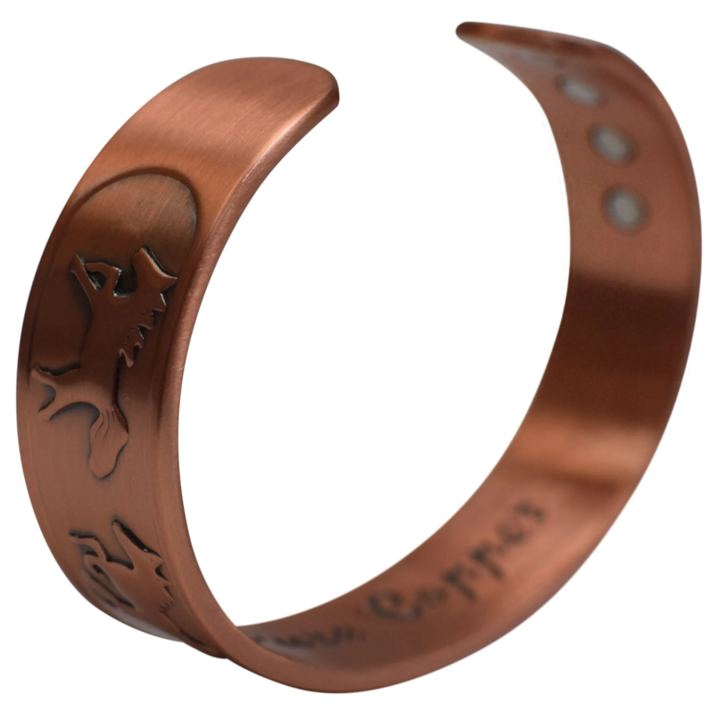 Magnetic Pure Copper Bracelet Horse Logo for Arthritis Wristband