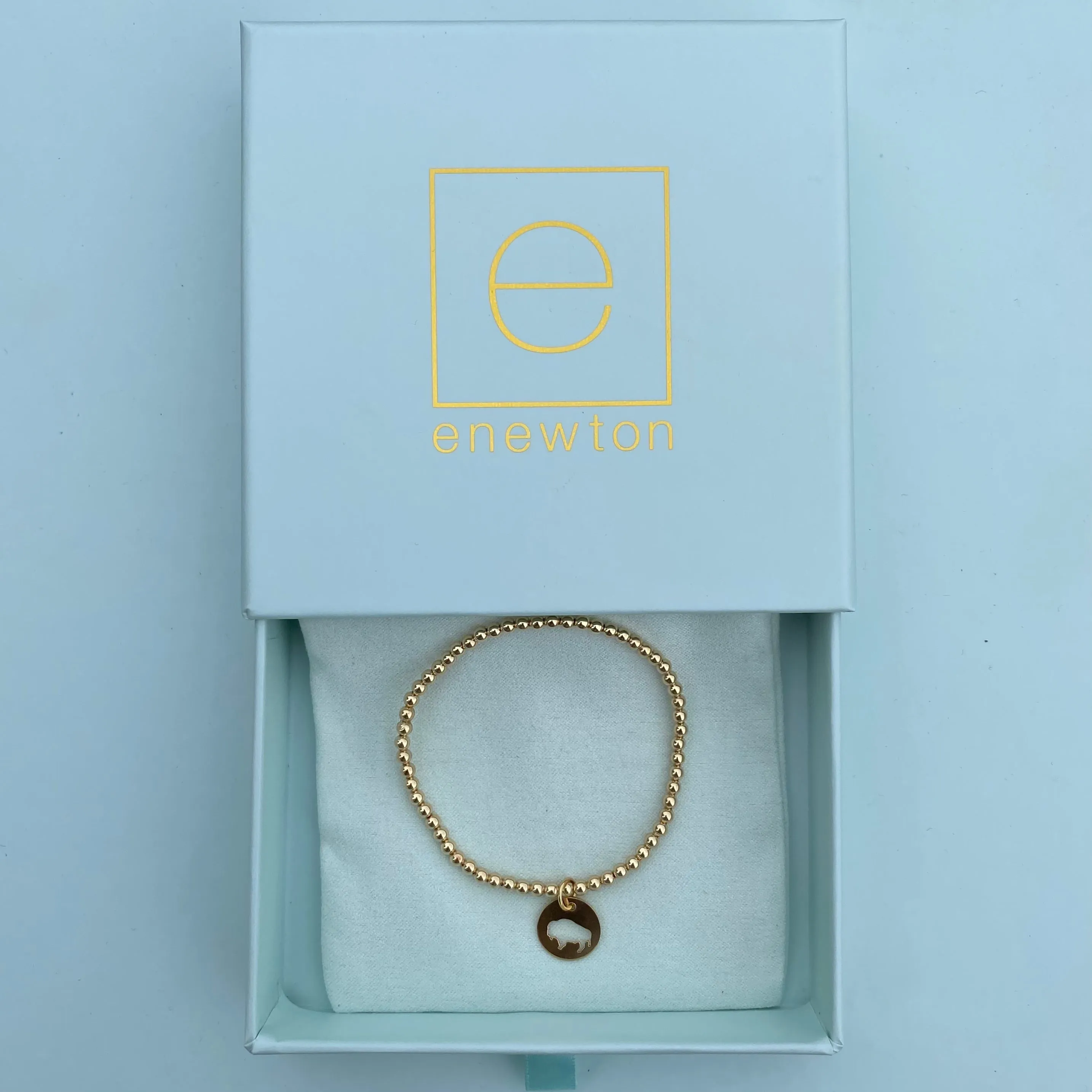 Molly   Kate Exclusive Buffalo Disc Bracelet - Gold