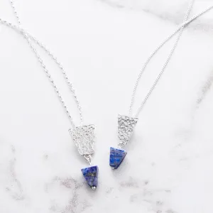 Nefertiti Lapis Lazuli Drop Pendant