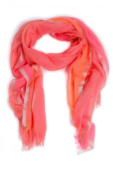 Orange Coral Aurora Scarf