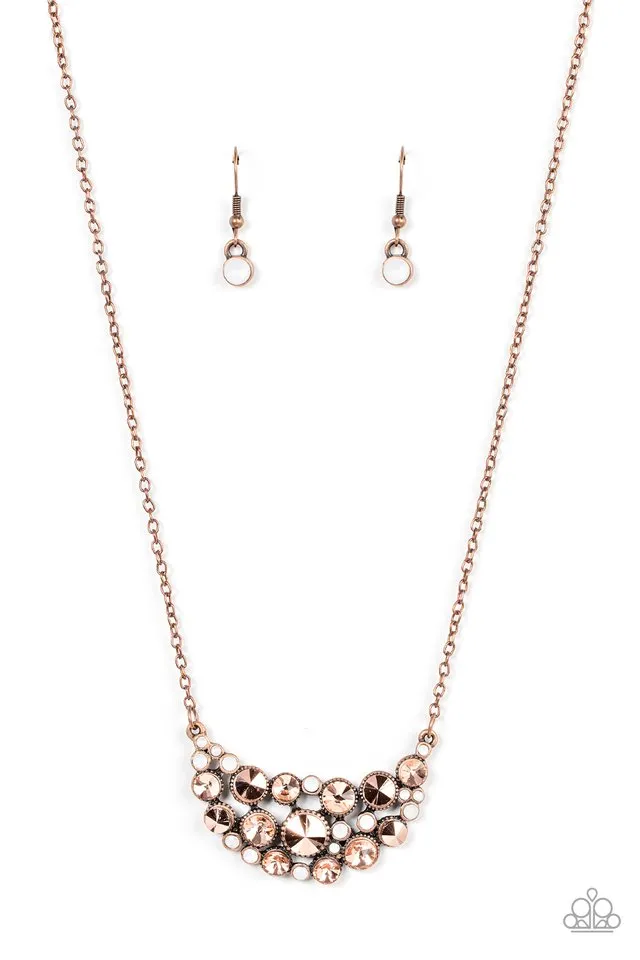 Paparazzi Necklace ~ Effervescently Divine - Copper