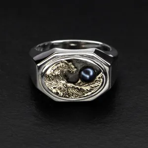 Pearl Signet Ring - TEMPEST