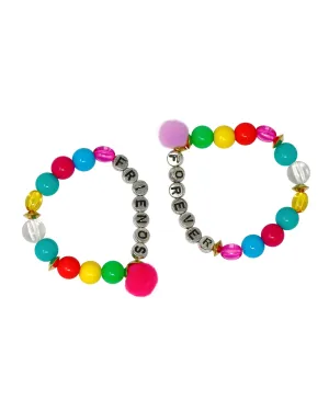 Pink Poppy Friends Forever Beaded Bracelet Set