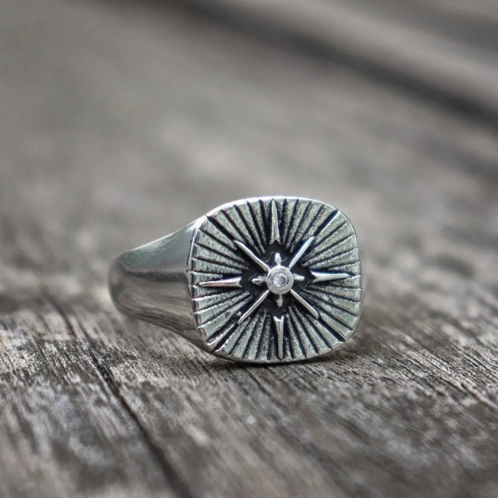 Polaris Star Signet Ring