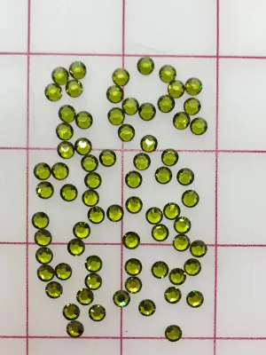 Rhinestones - 20ss Swarovski Flat Back Olivine 1/2GR