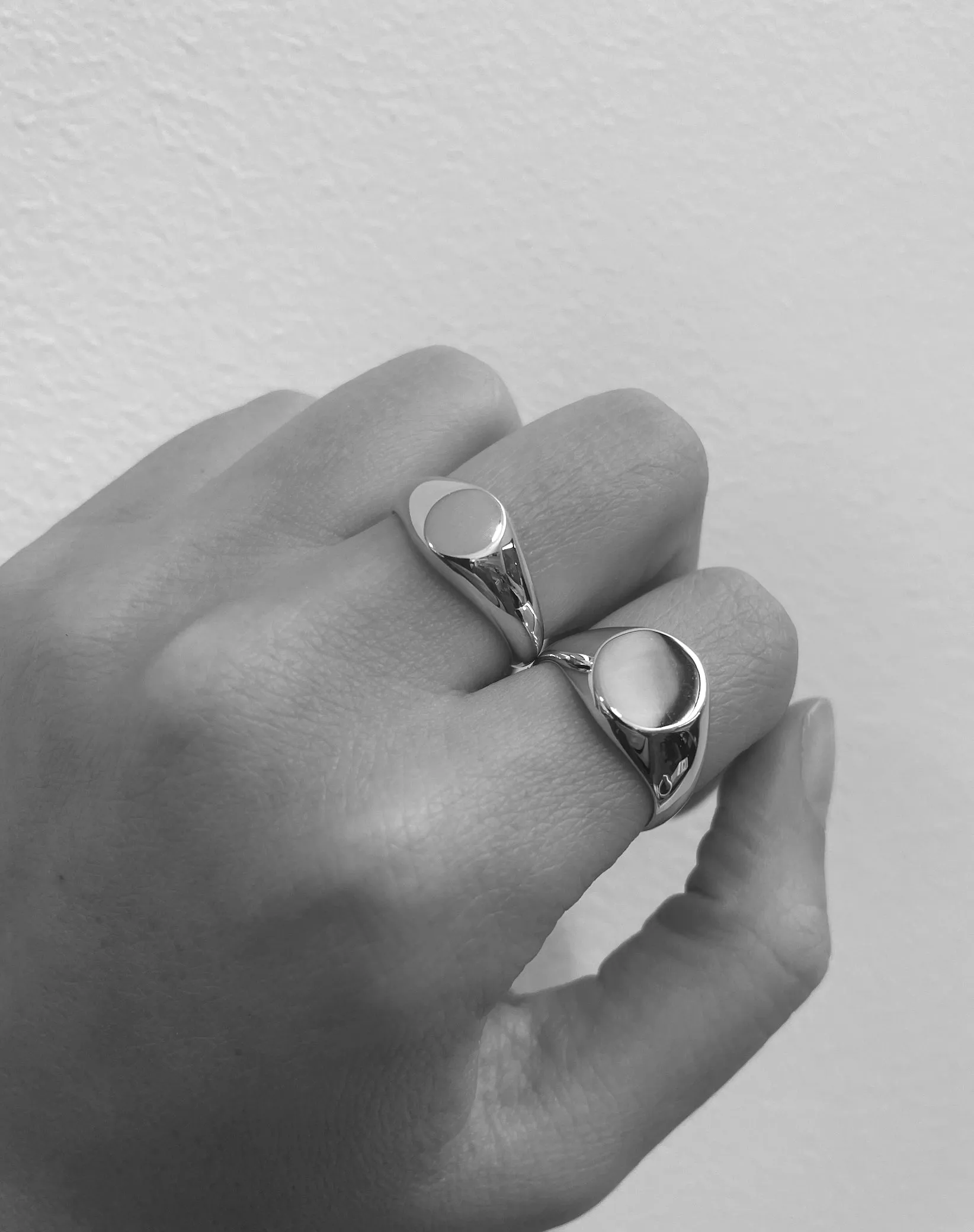 Signature Petite Signet Ring | Silver