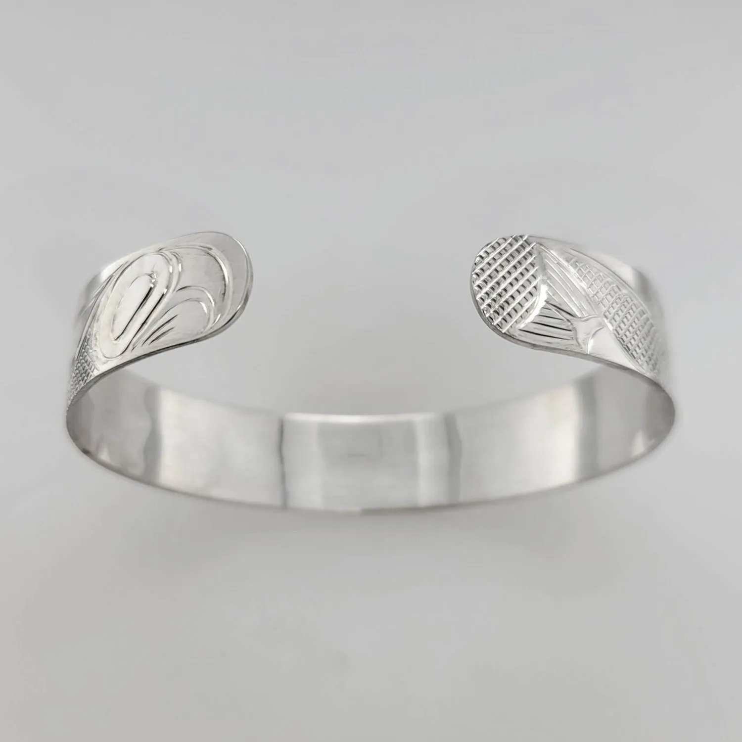 Silver 1/2" Bear Bracelet