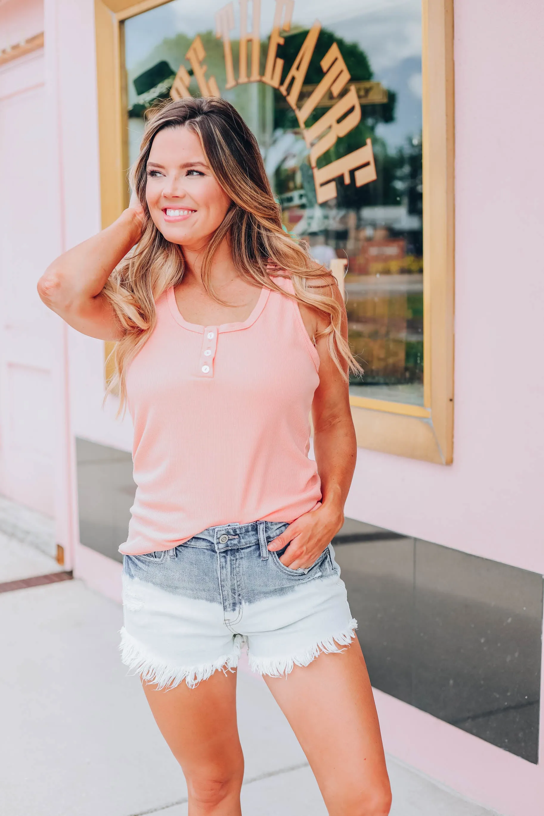 Simply Unique Racerback Tank - Coral