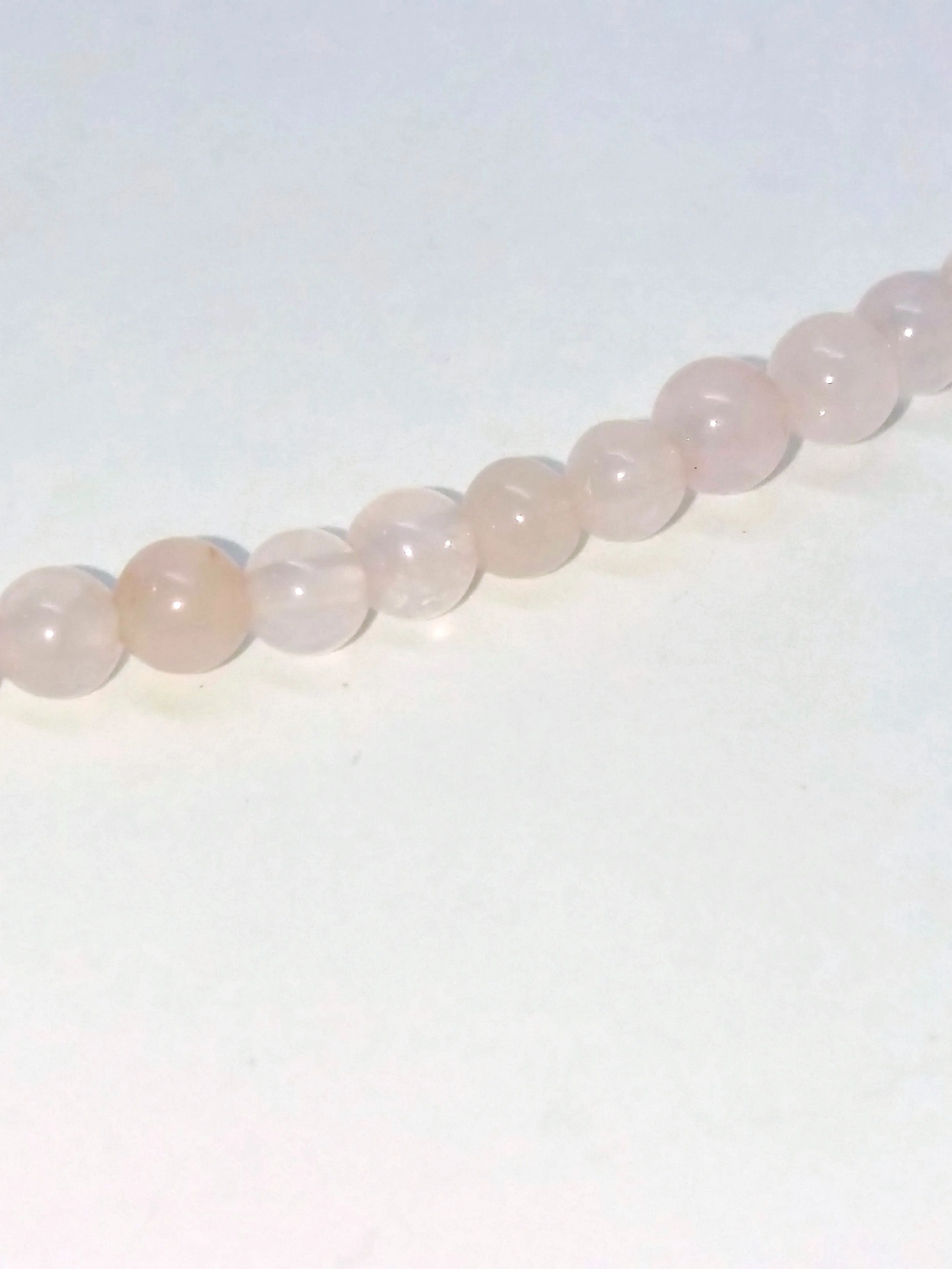 Small Rose Quartz Beads Necklace Bracelet