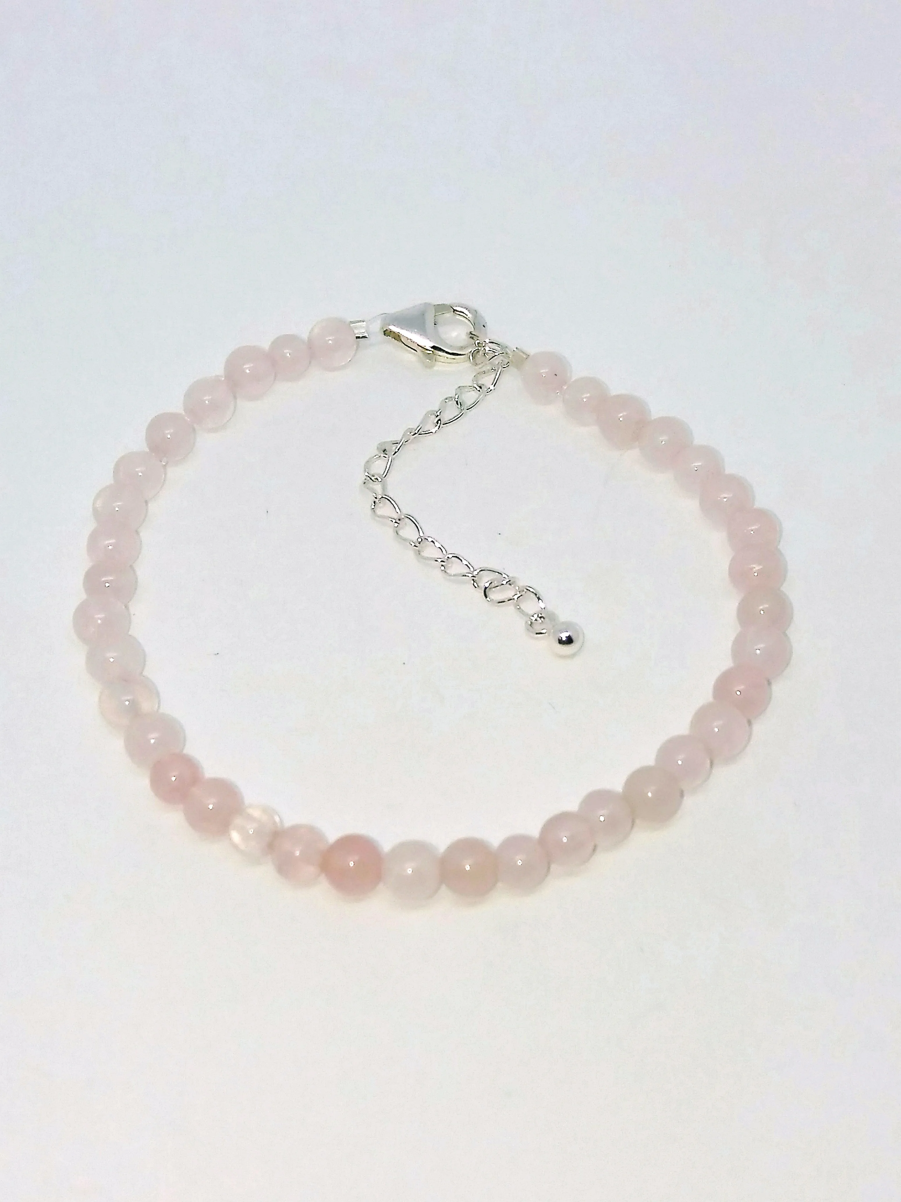 Small Rose Quartz Beads Necklace Bracelet