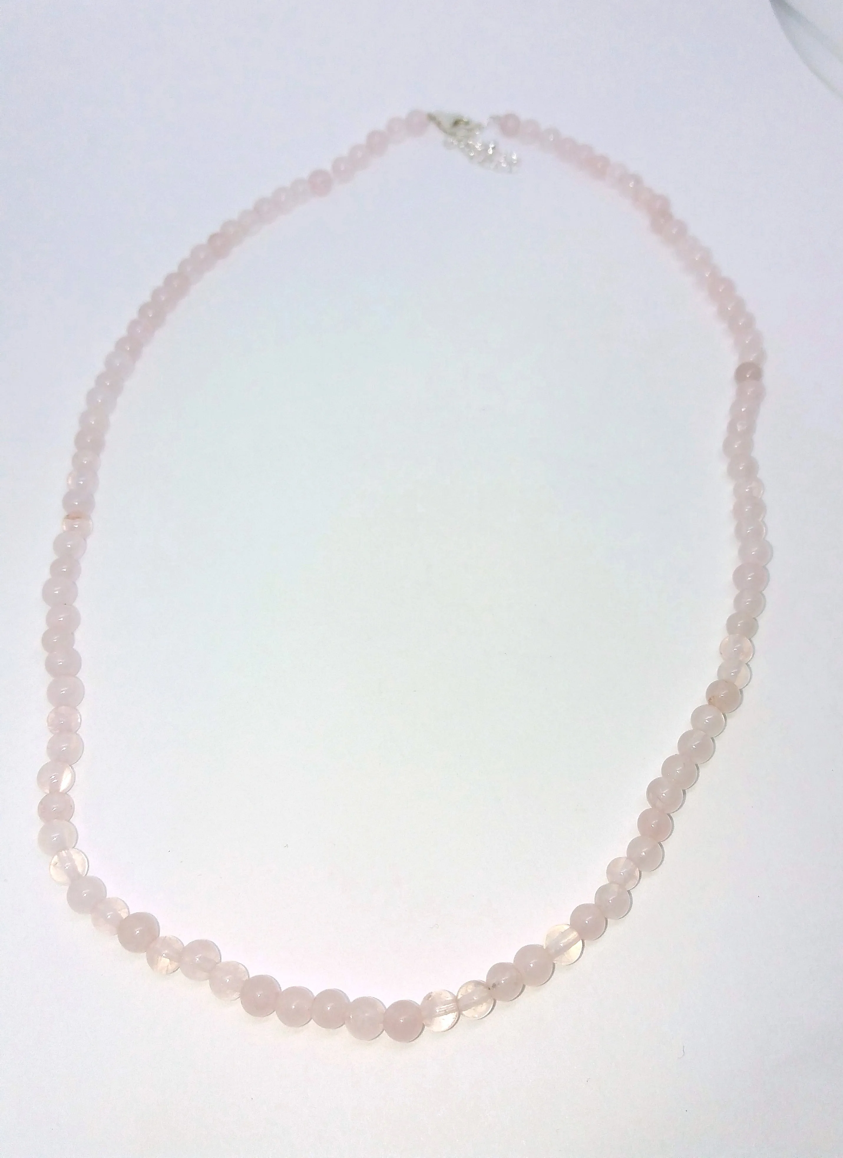 Small Rose Quartz Beads Necklace Bracelet