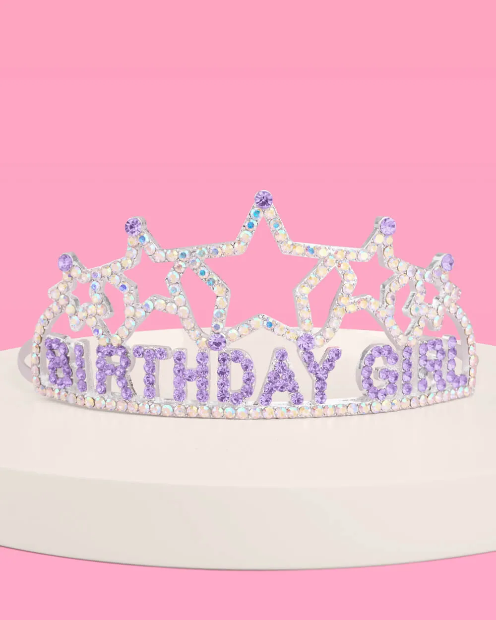 Star Girl Bday Tiara - rhinestones   metal