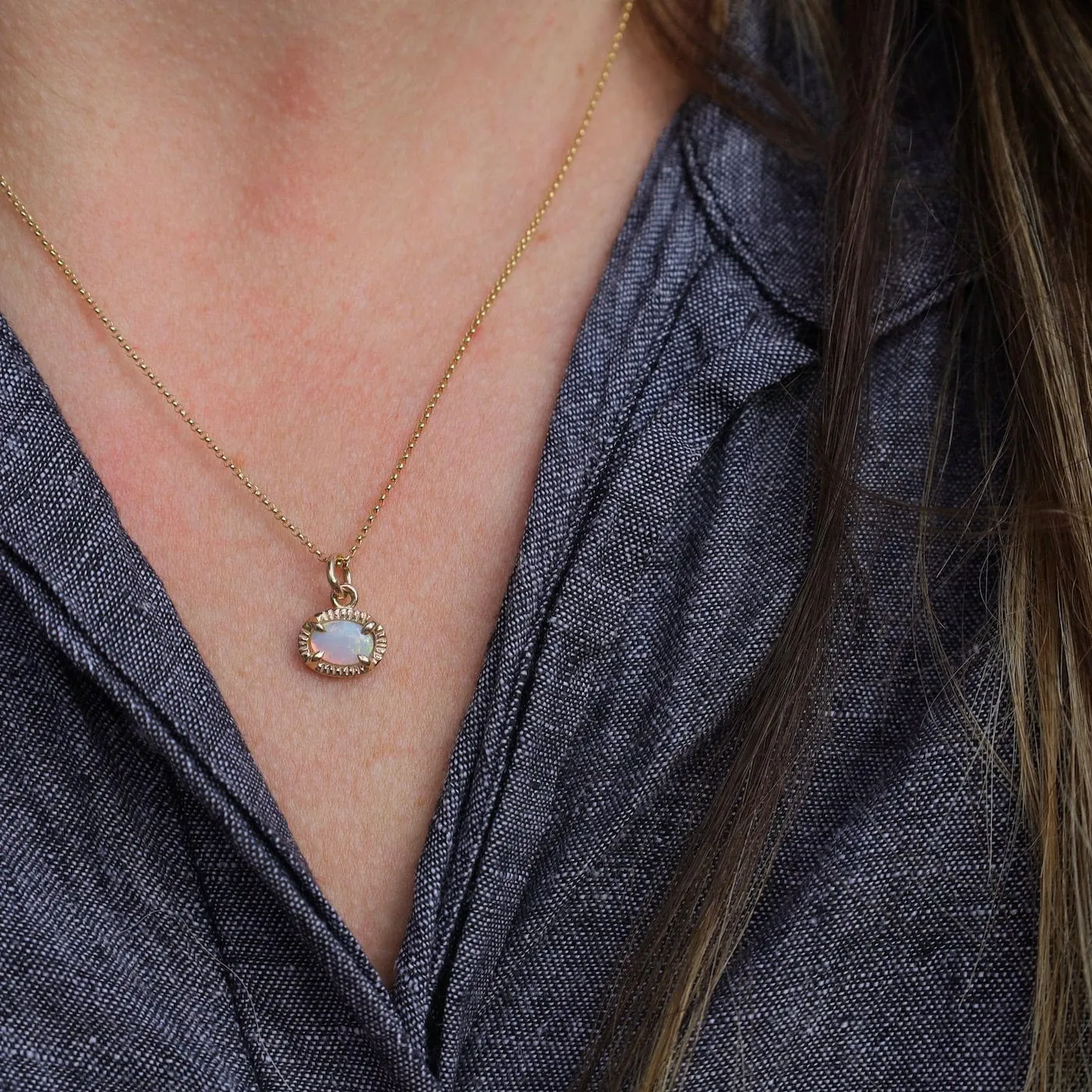 Swell Necklace - Opal