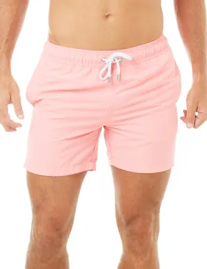 Swim Short Liso Vivid Coral