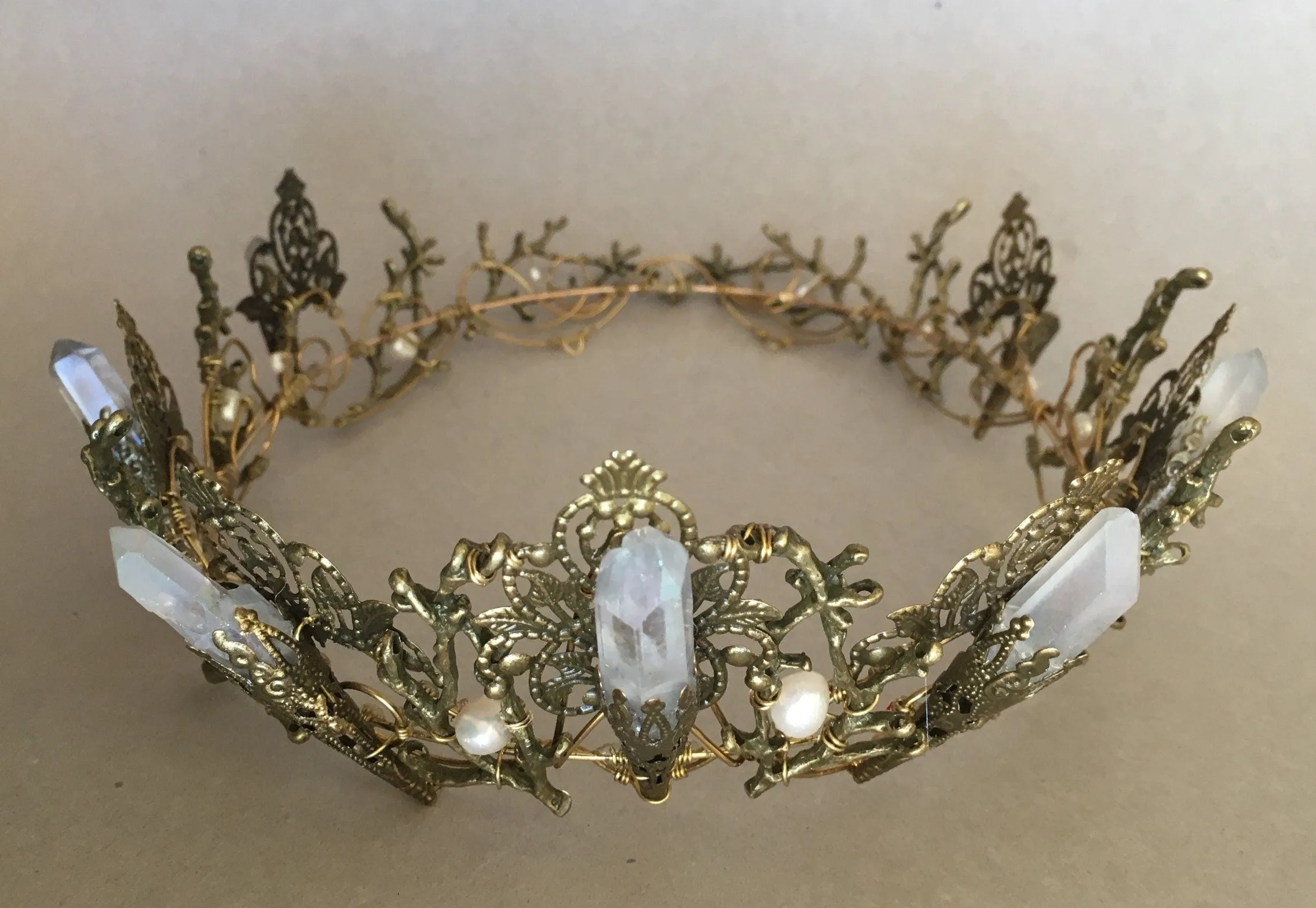 The EVANGELINE FULL Angel Aura Crown